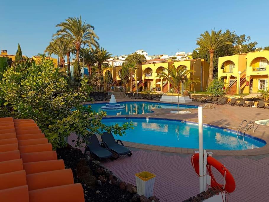 Casa Buenavida - Coqueto Apartamento Reformado, Piscina Y Terraza Apartment Maspalomas  Bagian luar foto